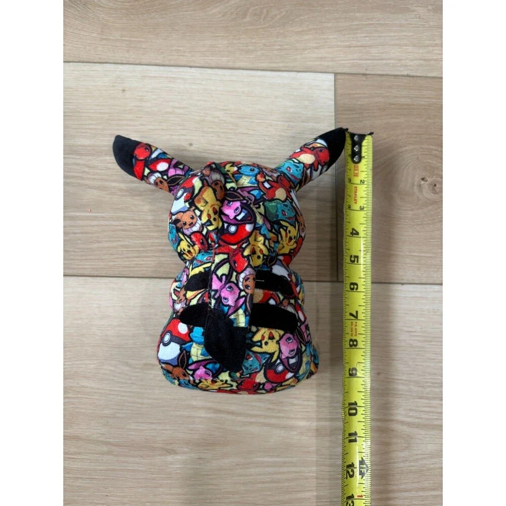 Pikachu All-Over Print Plush Stuffed Animal Multiple Pokémon Patchwork 9